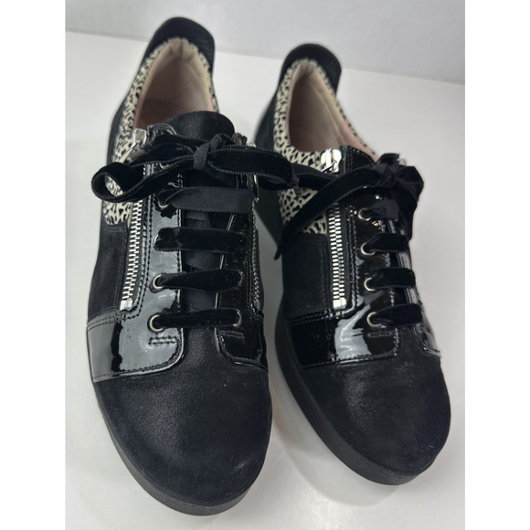 BeautiFeel Women's Lace Up Sneakers Animal Print Shoes Size 38 US 7 - 7.5 - Picture 5 of 12